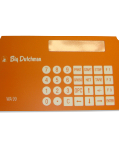 Front foil f/keyboard f/WA99